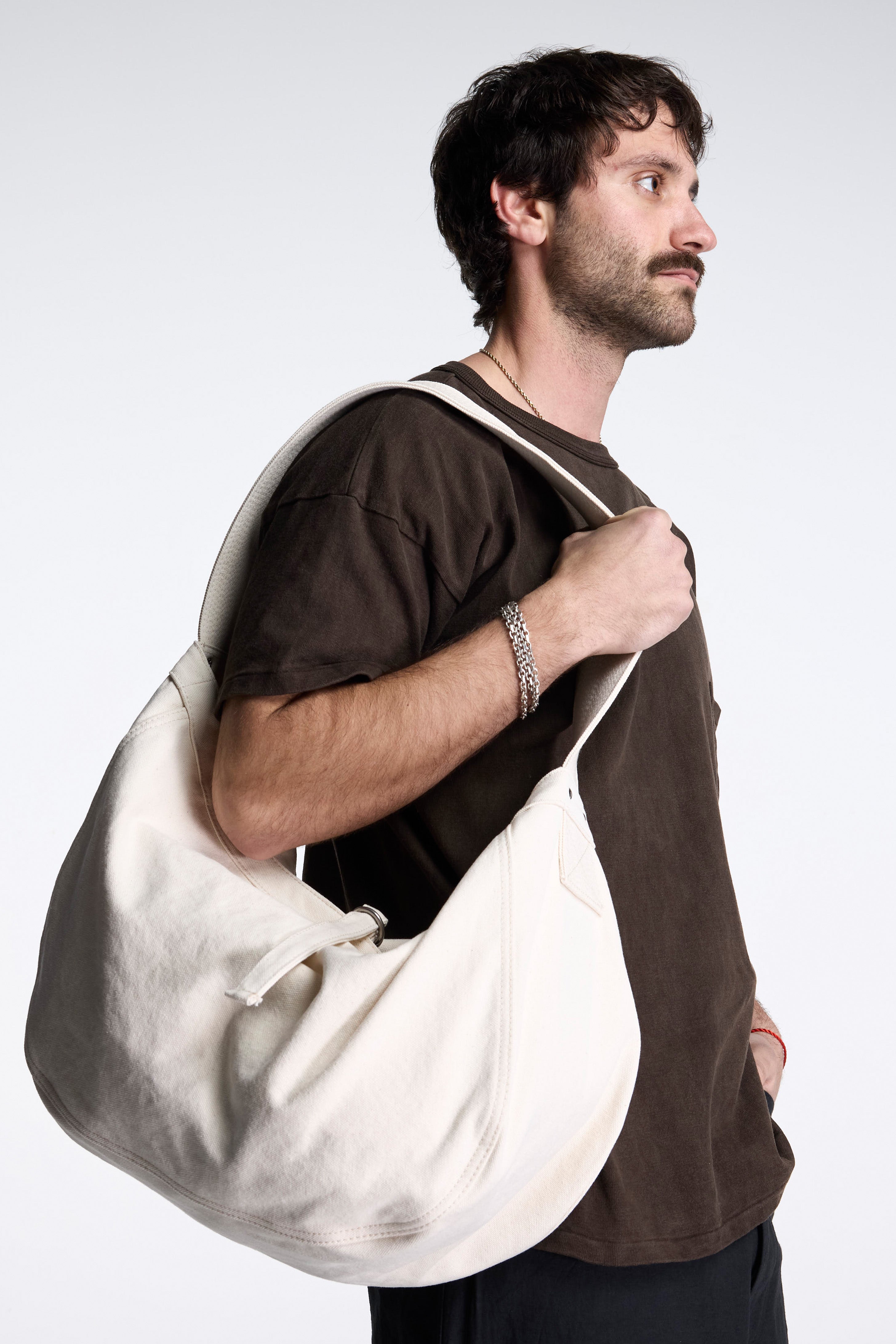 T.T Lot.004 Newsboy Bag Ivory