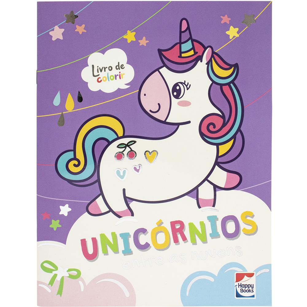 Mundo da Fantasia: Unicórnios Para Colorir | Happy Books
