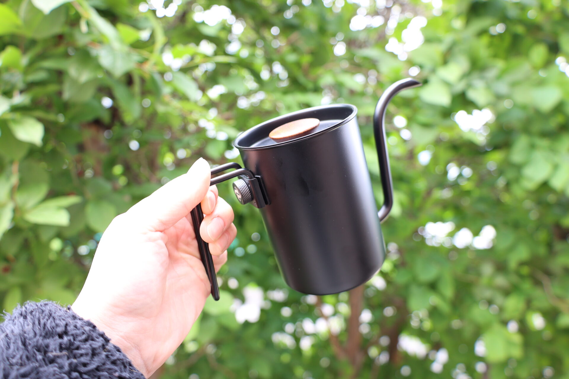 ゼブラン ノマド ドリップケトル』でソトでも極上のコーヒーを