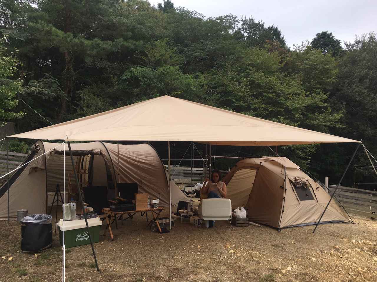 レビュー】DOD「チーズタープ」は超大型で大人数キャンプにおすすめ