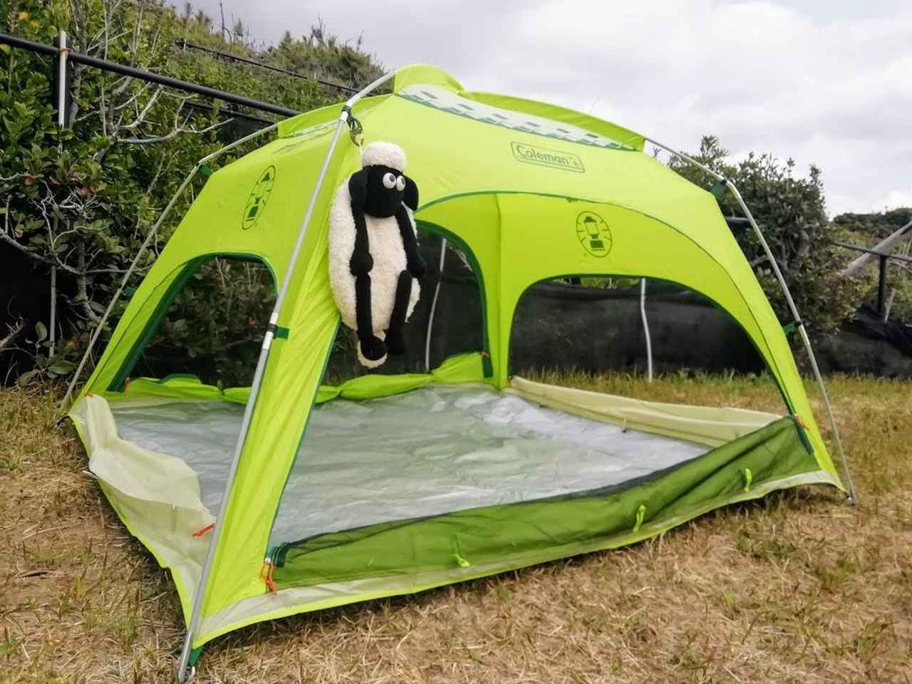 レビュー】高機能のコールマン『スクリーンシェード』は夏のアウトドア