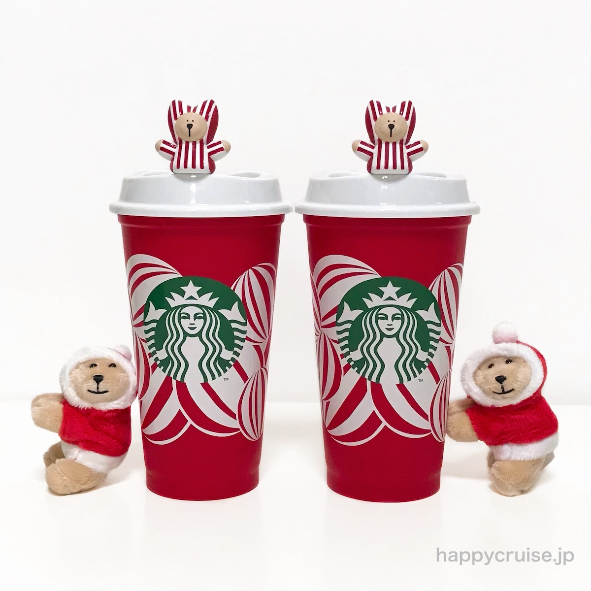 スタバ クリスマス2024】ホリデーリユーザブルカップ＆ベアリスタ