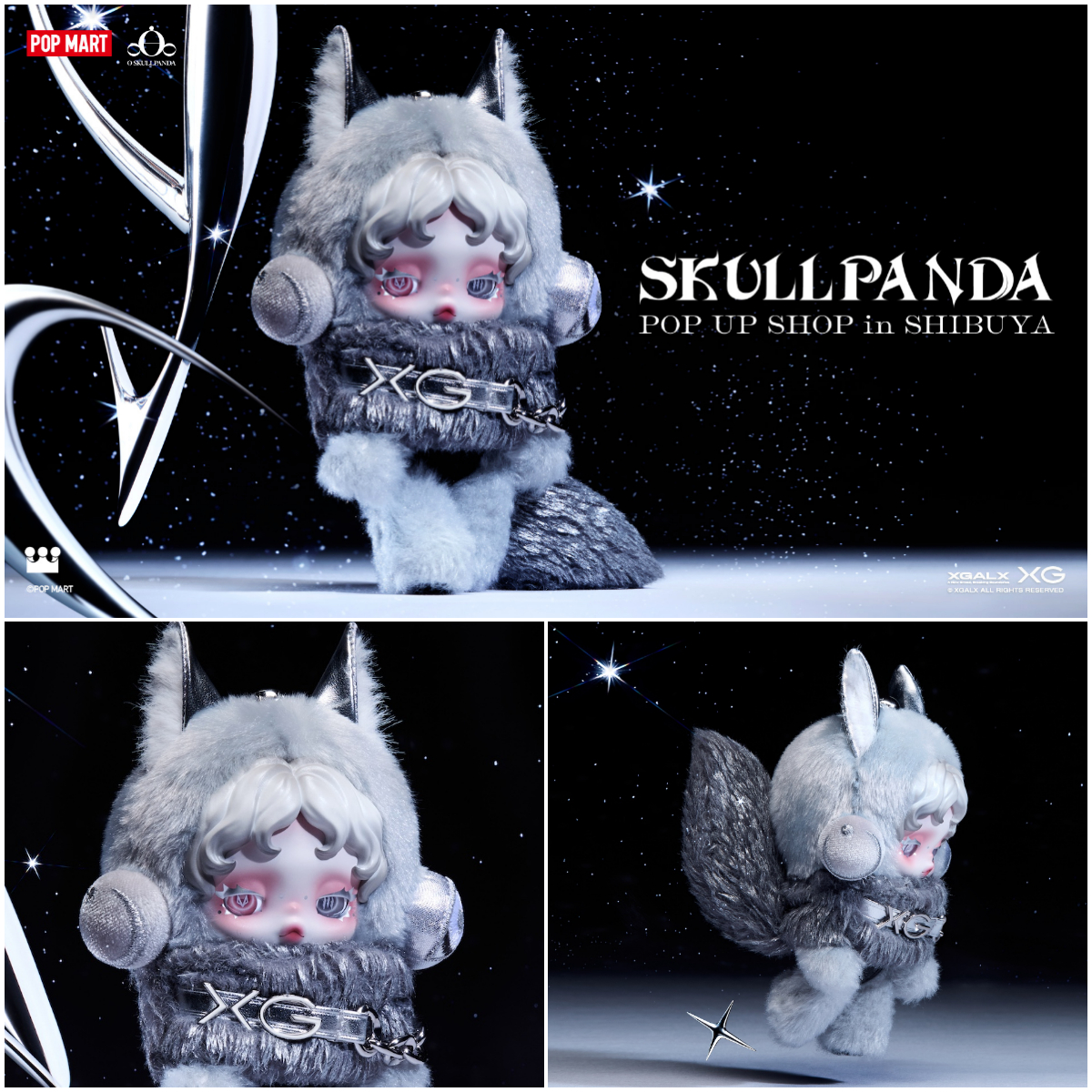 スカルパンダがXGとコラボ！【ポップマート】SKULLPANDAのポップアップ