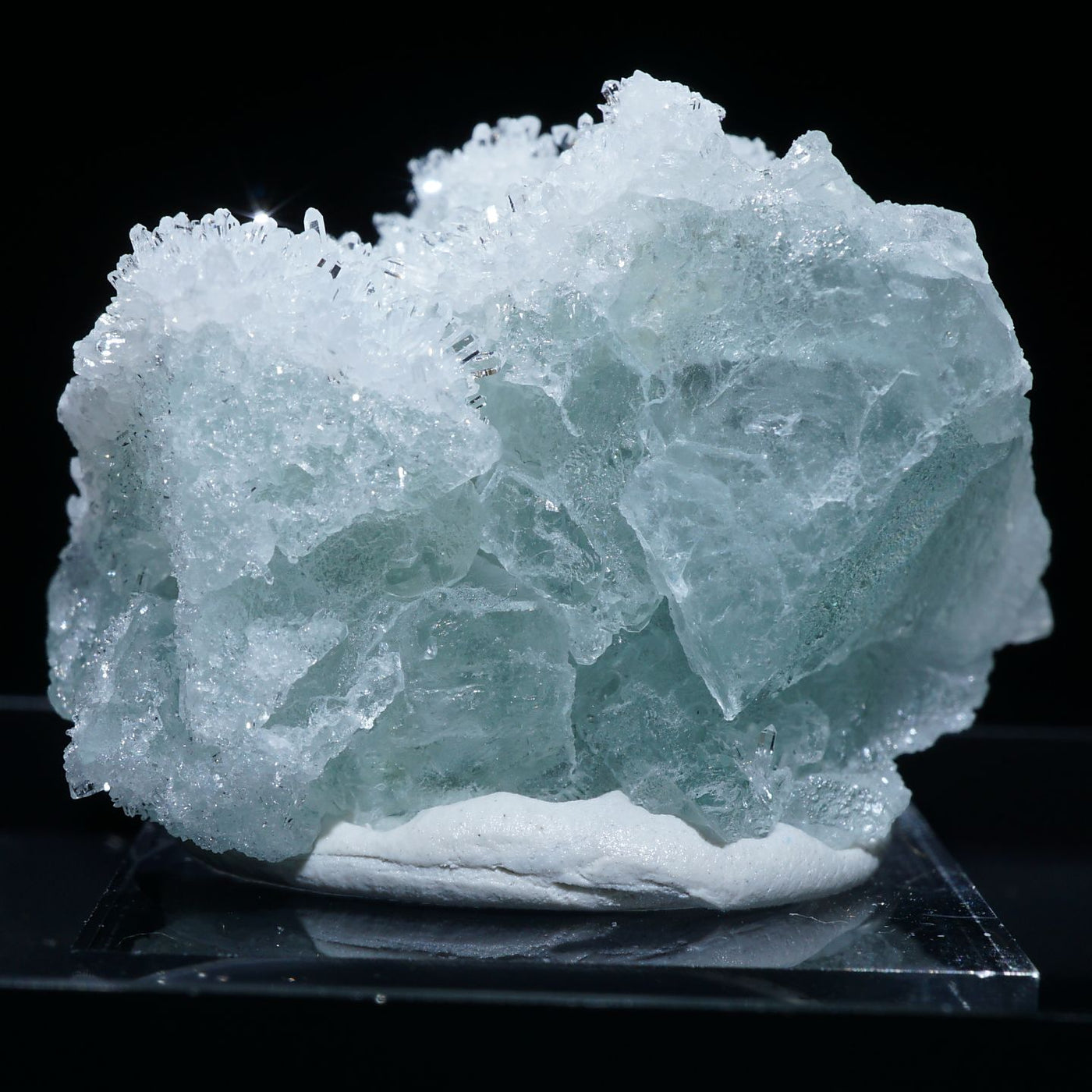 中国 ヤオガンシャン産 フローライト・水晶|ハッピーギフト – 天然石