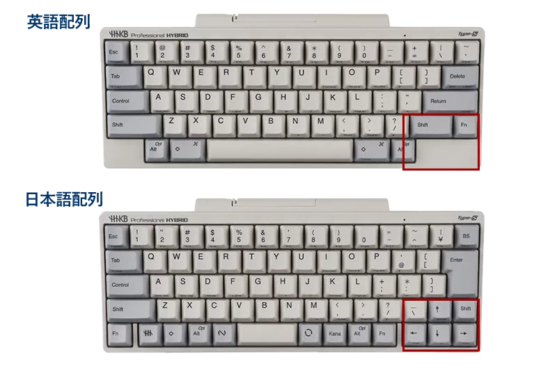HHKB日本語配列から英語配列への切り替え体験レポート。ポイント解説も