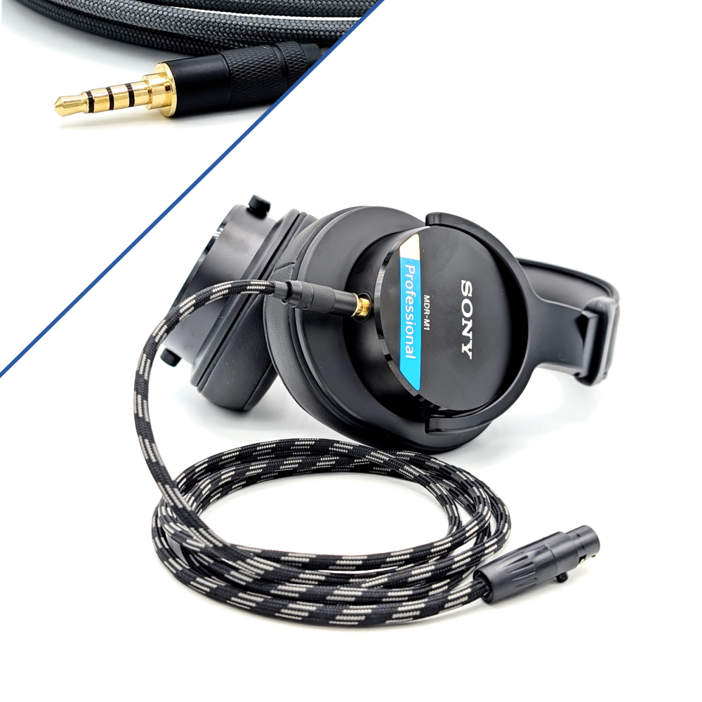 HC-2-MDR: 3.5mm Balanced Modular Headphone Cable for Sony MDR-M1