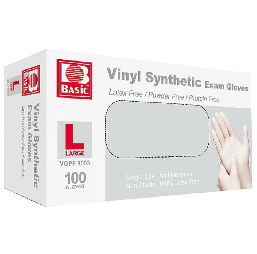 INTCO Vinyl Powder-Free Exam Gloves