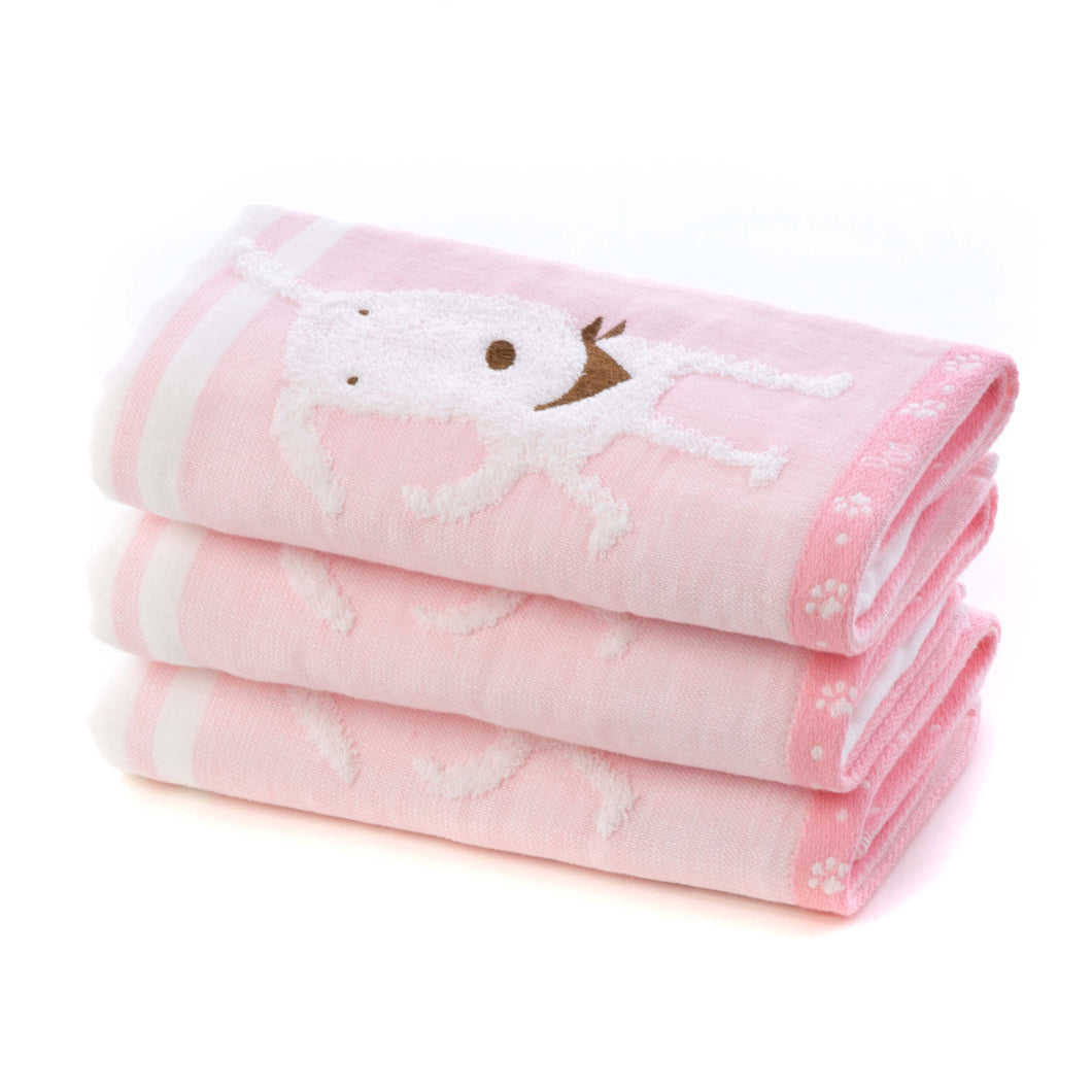 2枚セット PONちゃんガーゼ フェイスタオル｜今治の老舗タオルメーカー