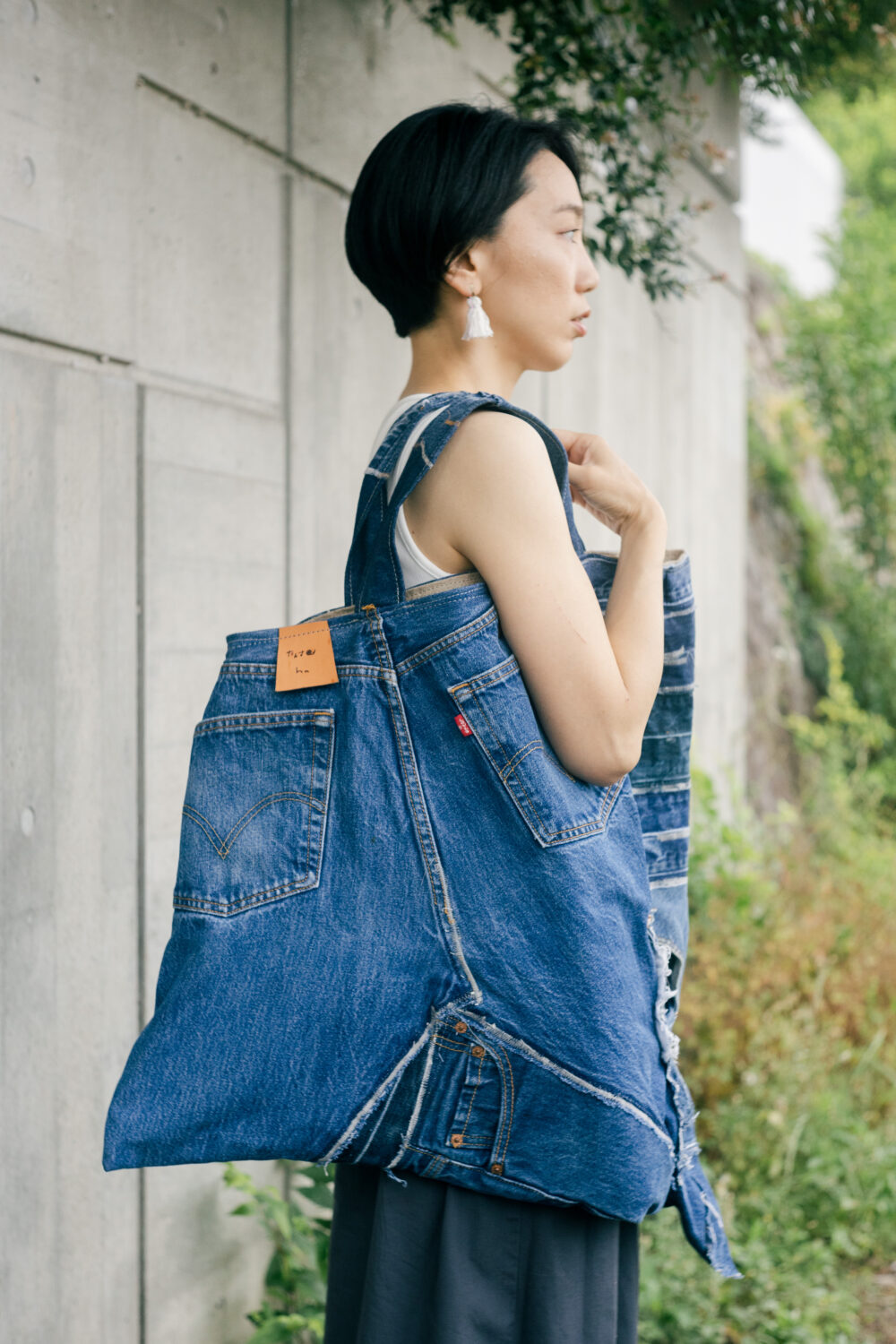 HAGITSUGI DENIM BAG | harunomura