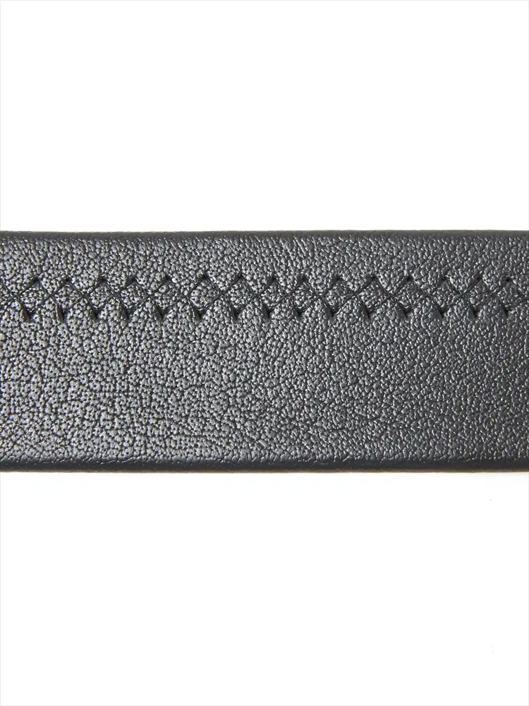 D．ブラウン ビジネスベルト 千鳥無双ベルト レギュラー 通年