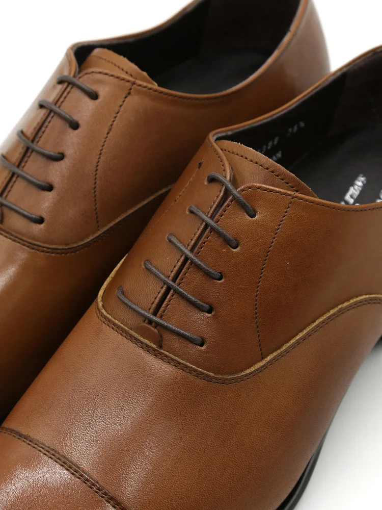 ブラック 【日本製】シューズ ストレートチップ 内羽根 ビジネス