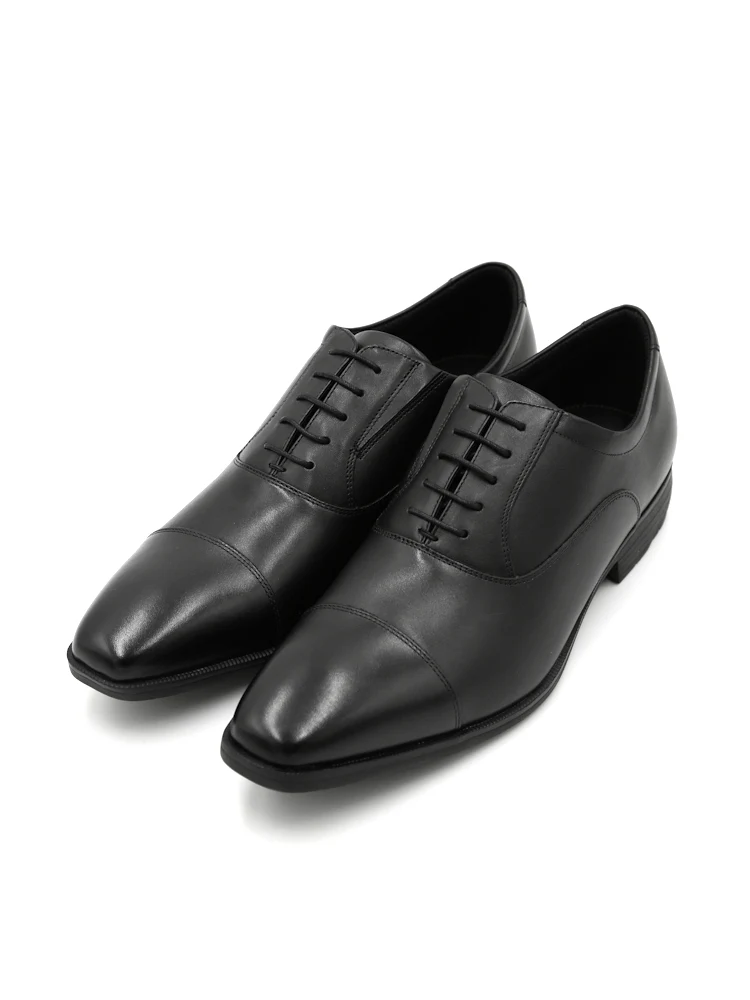 ブラック ビジネスシューズ ストレートチップ 内羽根 テクシーリュクス