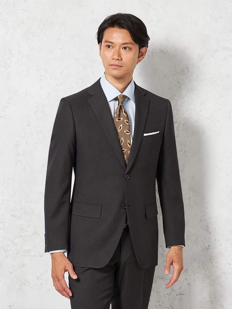 スーツ 2つボタン【WEB限定】4WAYストレッチ ストライプ