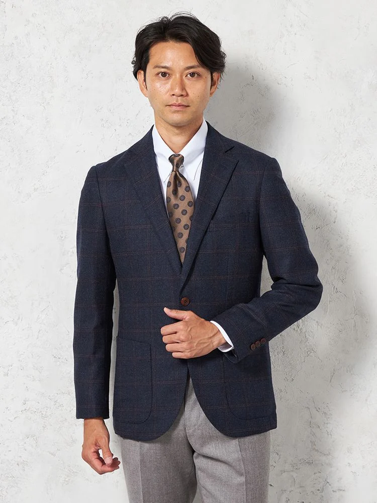 ウール100%】ジャケット 2つボタン【REDA】イタリアインポート素材