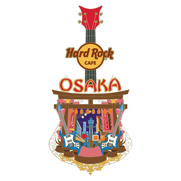 City Tee Guitar Pin : OSAKA | Hard Rock Cafe Japan – ハードロック