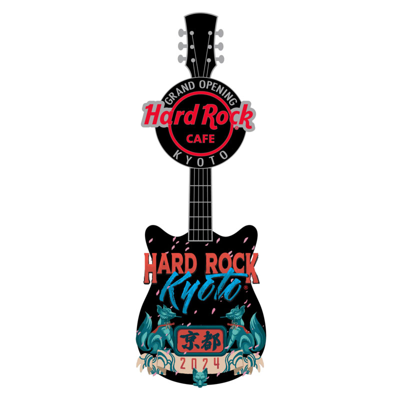 京都店限定 : Grand Opening Guitar Pin | Hard Rock Cafe Japan