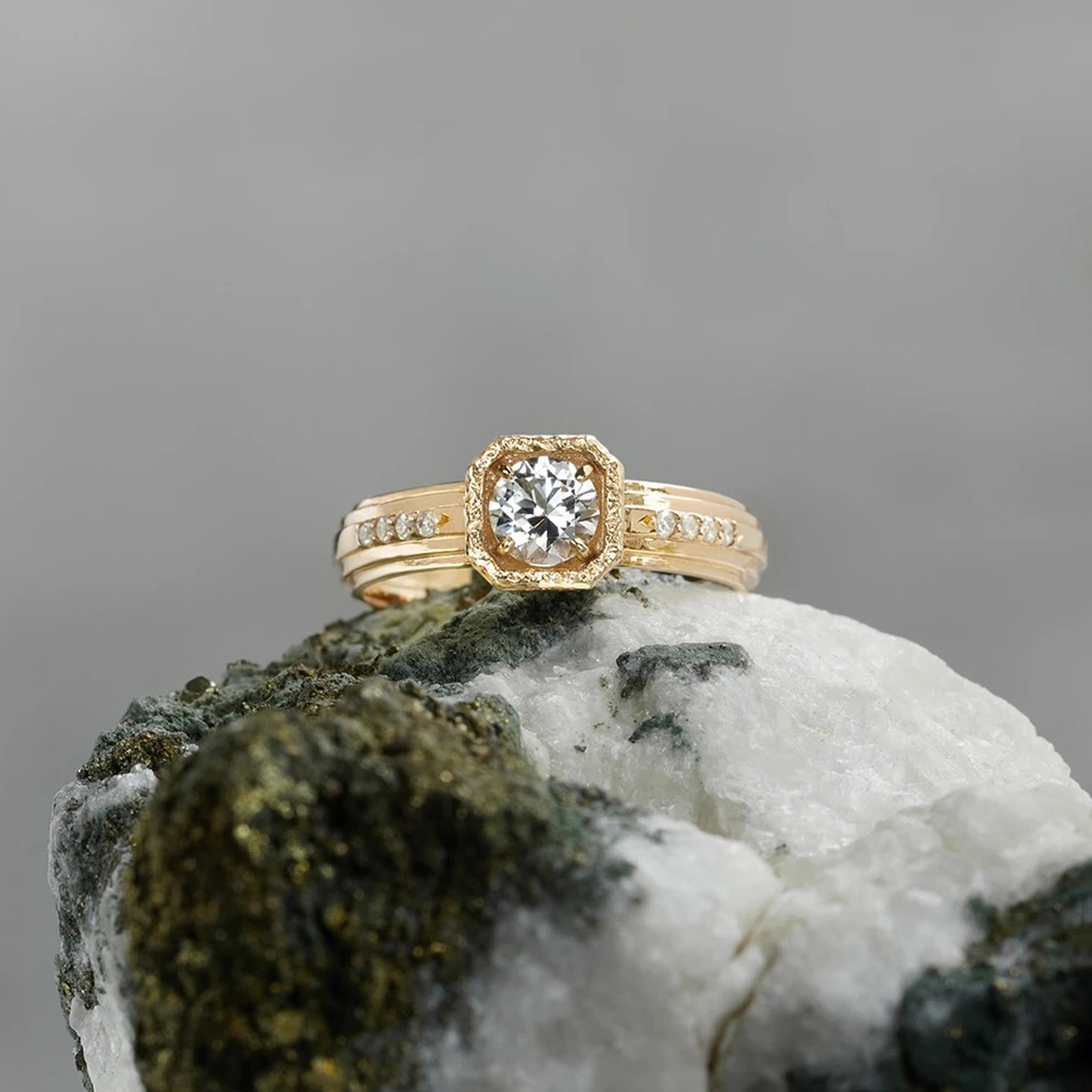 Russian Phenakite heaven's ladder ring / ロシアンフェナカイト[受注