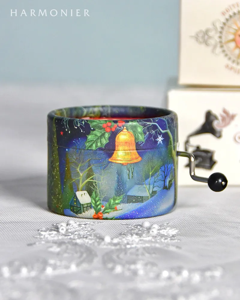 ドイツ製手巻きオルゴール/スノーマン｜クリスマス雑貨の通販