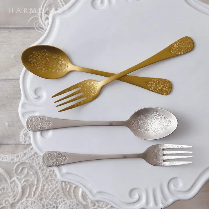 アラベスクティーフォークゴールド｜輸入食器・雑貨の通販 | 輸入雑貨