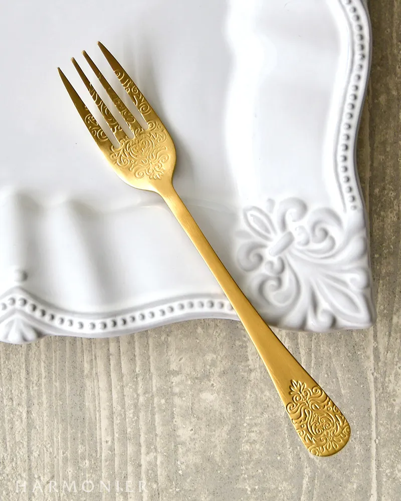 アラベスクティーフォークゴールド｜輸入食器・雑貨の通販 | 輸入雑貨