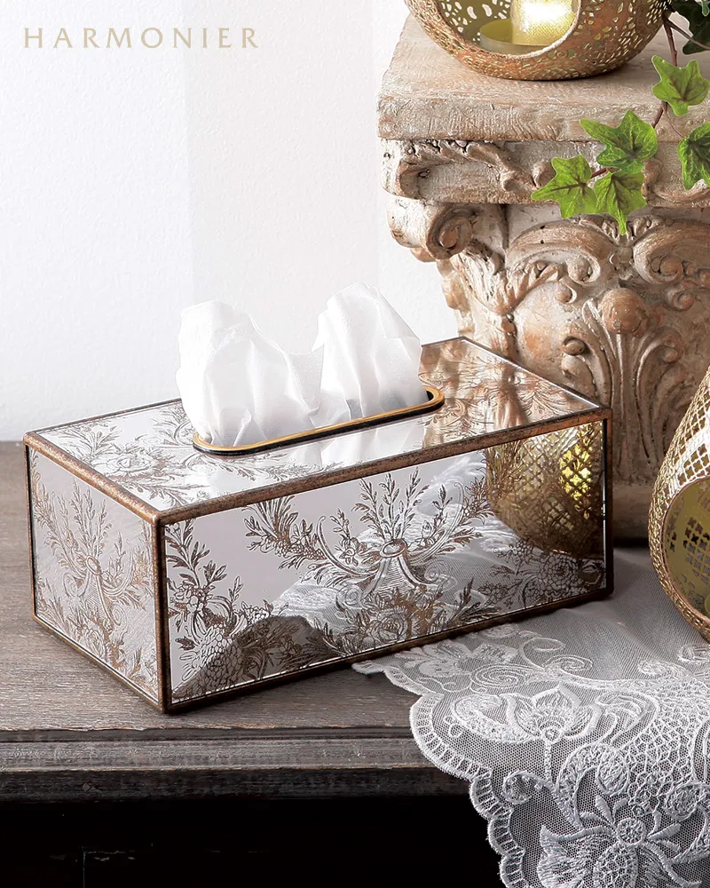 ミラーアートティッシュボックス｜輸入雑貨の通販 | 輸入雑貨の通販