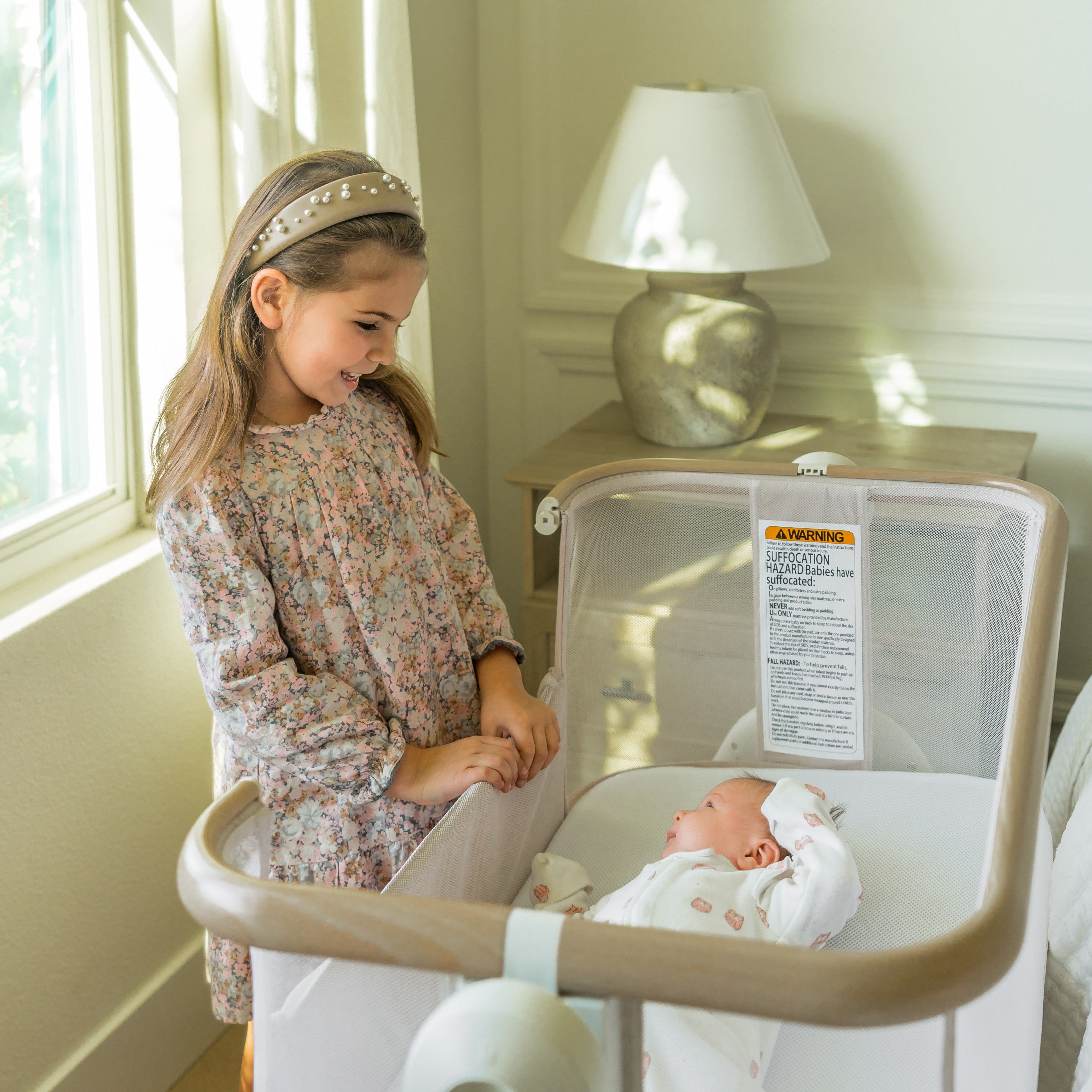 HARPPA Cuddly Signature | 3-in-1 Rocking Baby Bassinet & Bedside