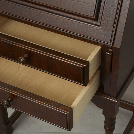 収納家具「ライティングビューロー(スツール付)(COT-102)」 | 葉山家具