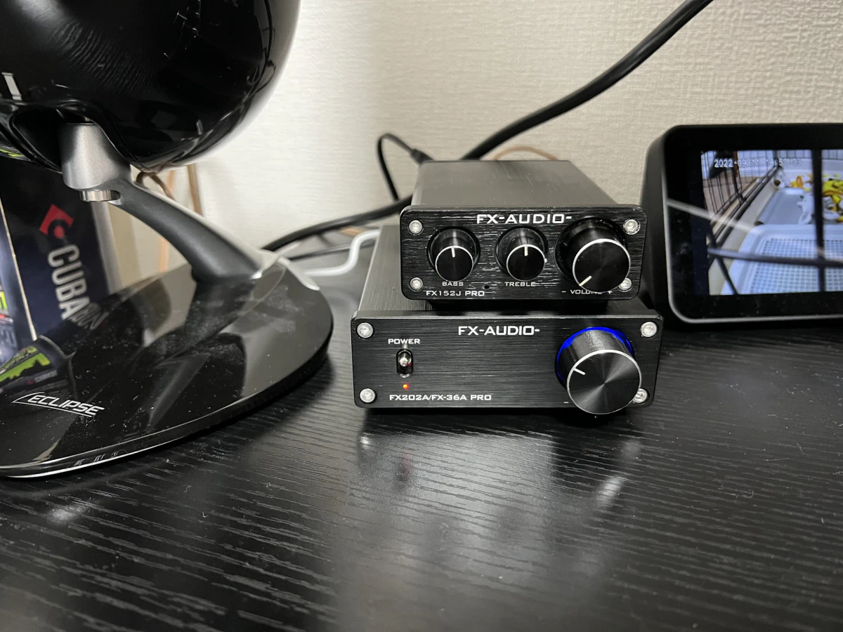 小型ステレオパワーアンプ FX-AUDIO- FX202A/FX-36A PRO を購入