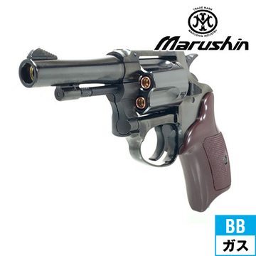マルシン ポリスリボルバー 77ミリ銃身 Xカート 樹脂グリップ ABS WD