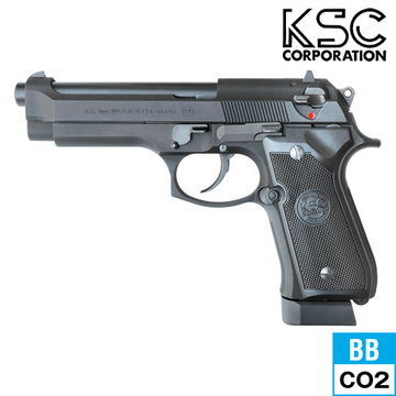 KSC U.S.9mm M9 ABS ブラック（CO2 ブローバック本体）｜ハンドガン