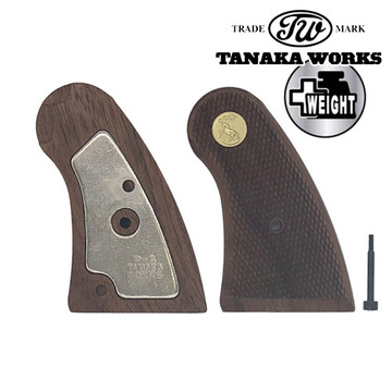 タナカワークス 木製グリップ＋Weight コルト パイソン