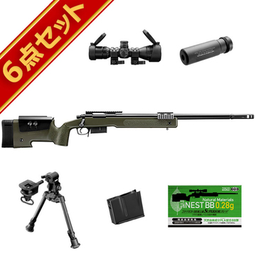 東京マルイ M40A5 OD 6点 スナイパーライフル フルセット｜長物｜電動