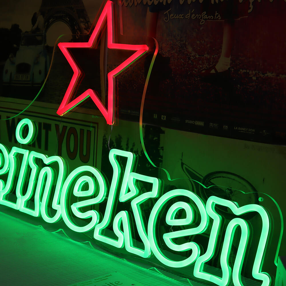 Heineken Beer Logo | Bar Led Neon Sign | HDJSign