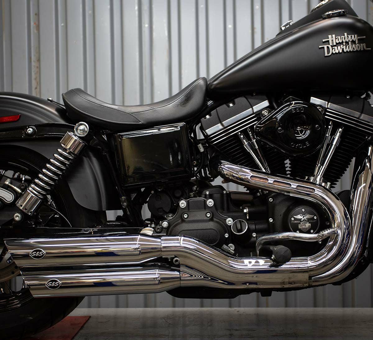 S&S グランドナショナル・スリップオン ブラック |ハーレーパーツ専門