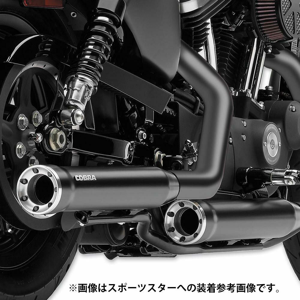 SALE】COBRA 3インチ スリップオンマフラー RPT ブラック 1995～2017