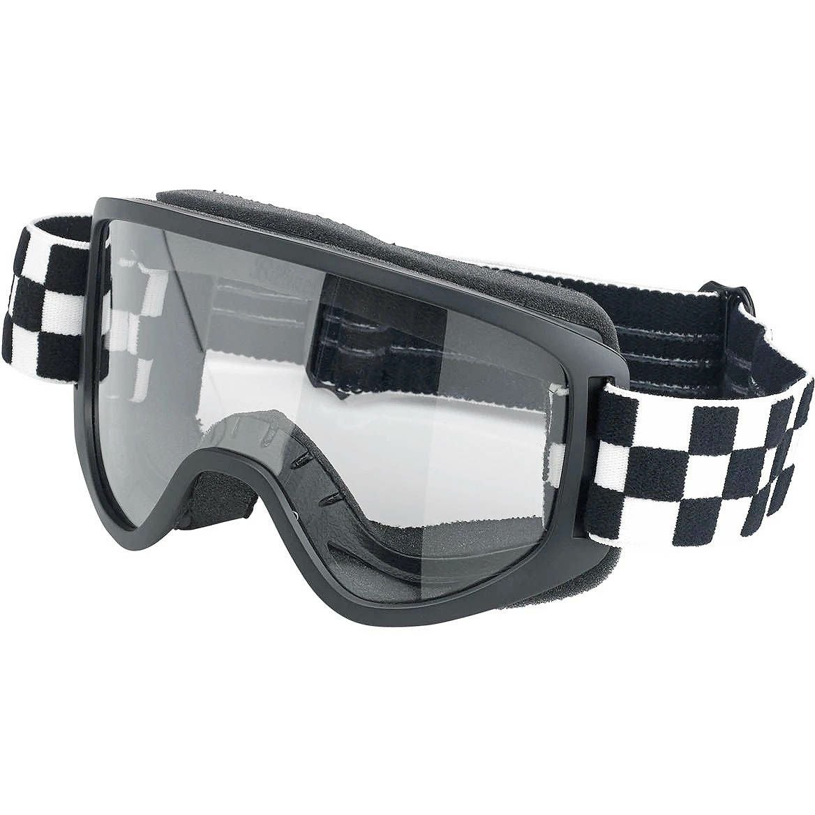 BILTWELL(ビルトウェル) Moto 2.0 Goggles チェッカーズ ブラック
