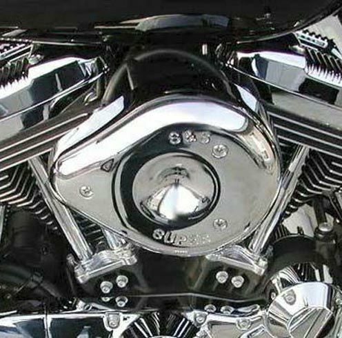 SALE】S&S ティアドロップエアクリーナー クローム スポーツスター