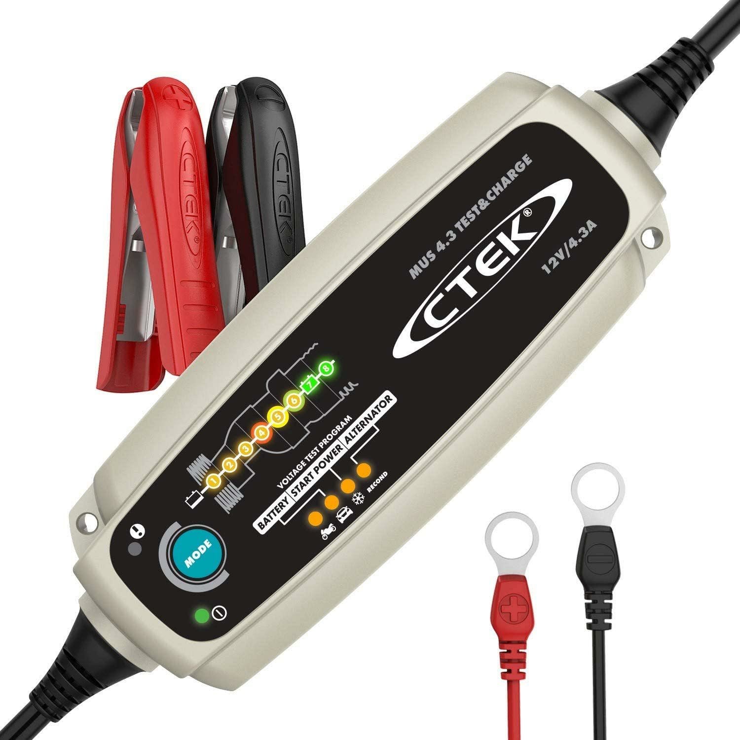 CTEK MUS 4.3 12Volt 自動8ステップ バッテリー・チャージャー