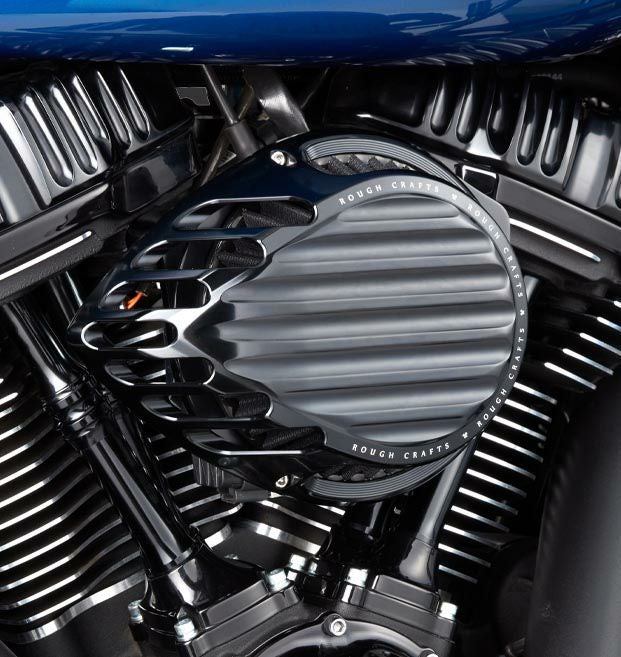 セール】Rough Crafts フィンデザイン・エアクリーナー ツインカム