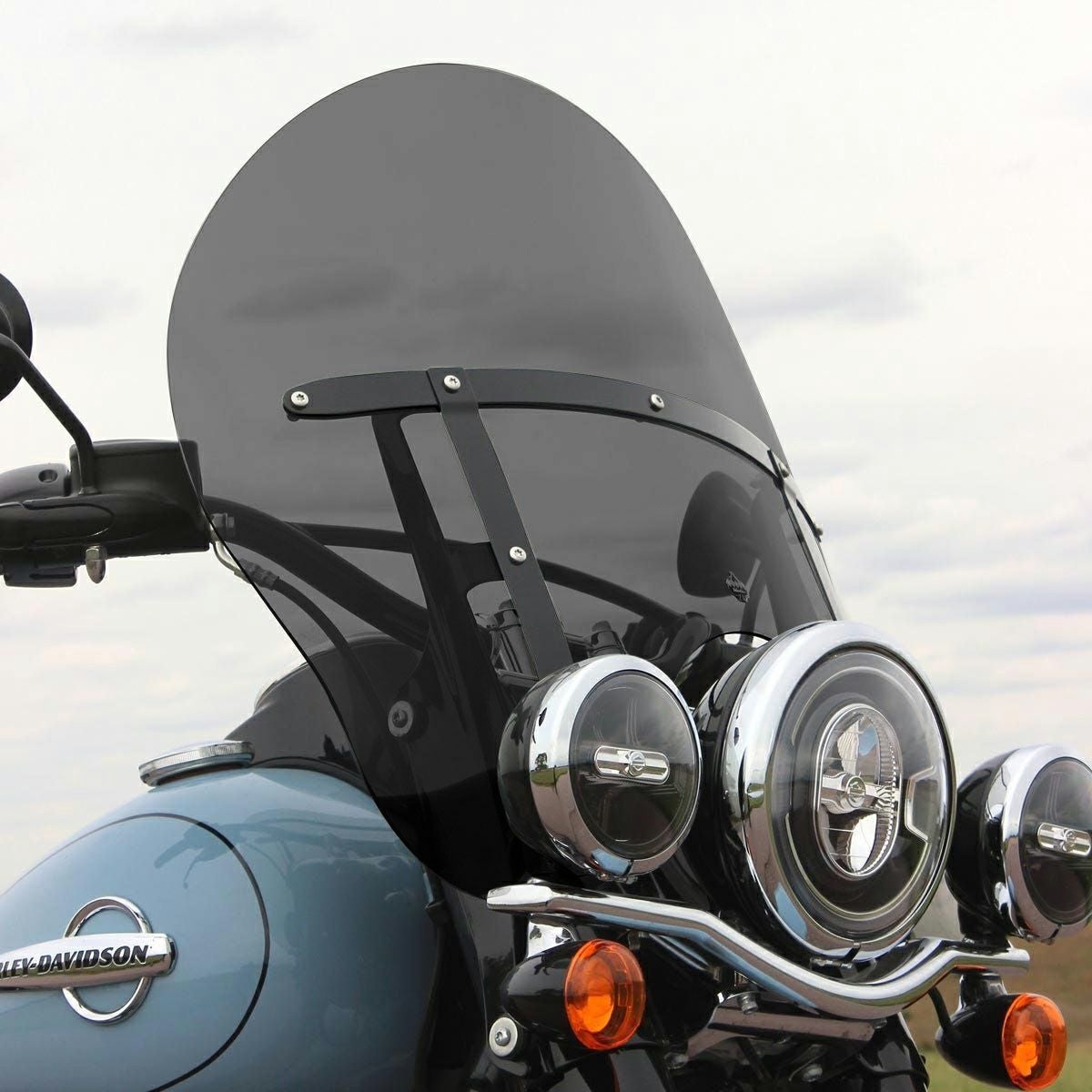 ウインドシールド：FLHC＆FLDE ヘリテイジ＆デラックス｜ハーレー