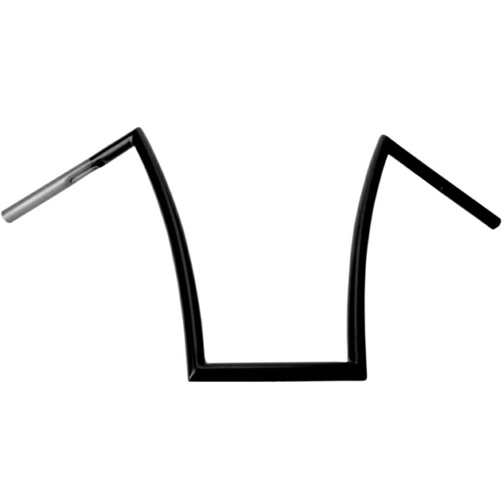 ハーレー用 1インチ径 Stripハンドルバー 17インチ フラットブラック