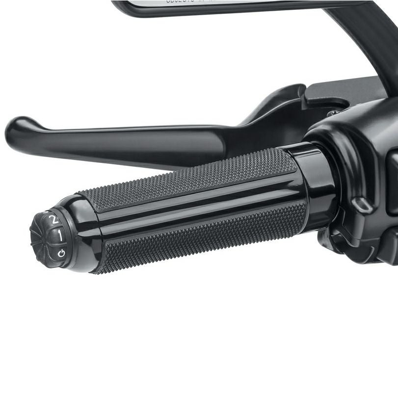 エアフロー・ヒーテッドハンドグリップ グロスブラック ケーブル