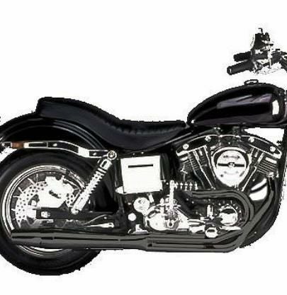 1970～1983 ショベルヘッドフルエキゾースト・マフラー ブラック