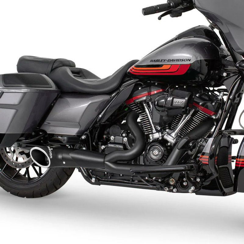 ハーレー M8ツーリング フルエキゾーストマフラー ターンアウト SLASH