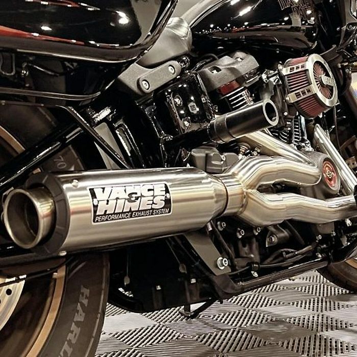 M8 ソフテイル スーパースポーツ 2-1フルエキゾーストマフラー