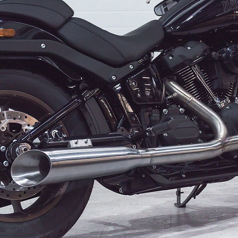 バッサーニ Radial Sweepers マフラー クローム/クロームシールド