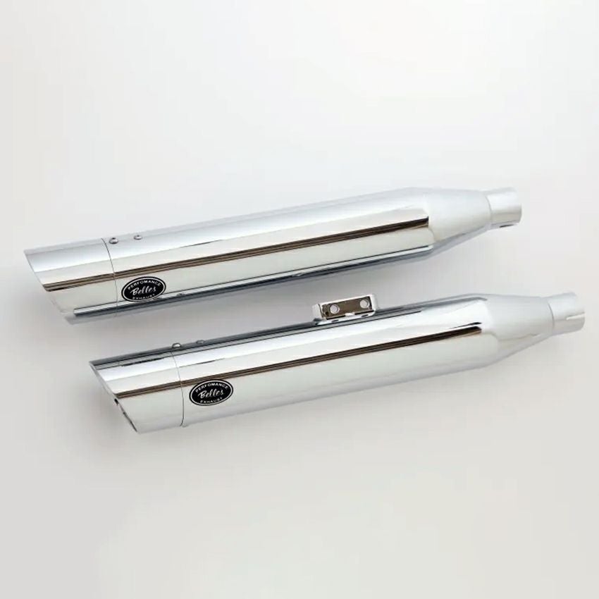 ベルズパフォーマンスマフラー JMCA車検対応 (クローム/スラッシュ