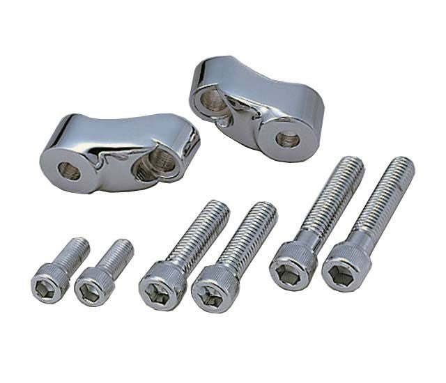 キジマ フロントウインカーステー トリプルマウント式 クローム