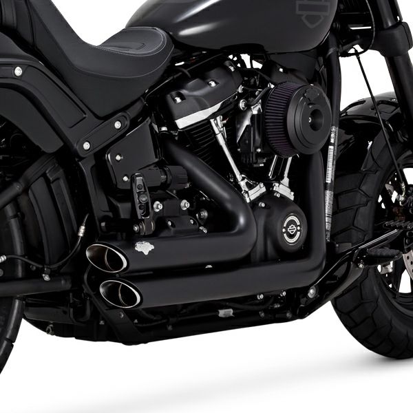 SALE】M8ソフテイル用フルエキゾーストマフラー ショートショット