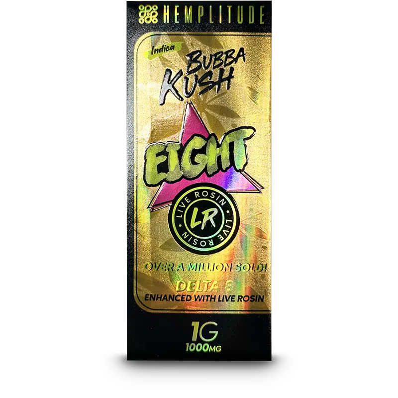 Delta 8 - 1000mg Disposable - Bubba Kush - Hemplitude